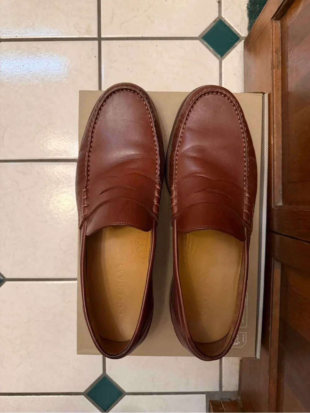 Cole Haan Men's Pinch Prep Penny Loafers, Scotch, Men’s 11 D-Medium
